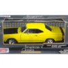 1969 Dodge Coronet Super Bee Yellow 1/24 Diecast Car Model Motormax 73315
