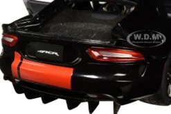 2017 Dodge Viper 1:28 Edition ACR Black Red Stripes 1/18 Model Car Autoart 71732