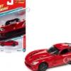 2014 Dodge Viper SRT Adrenaline Red Classic Gold Collection Series Limited Edition to 8956 pieces Worldwide 1/64 Diecast Model Car Johnny Lightning JLCG030-JLSP282A