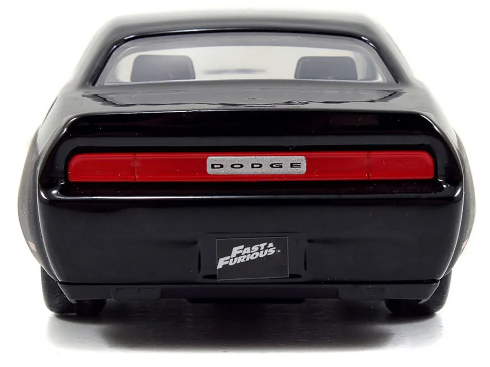 Dom's Dodge Challenger SRT8 Black Fast & Furious Movie 1/32 Diecast Model Car Jada 97384