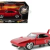 Dom's Dodge Charger Daytona Red Metallic "Fast & Furious 6" (2013) Movie "25 Years of Fast & Furious" Series 1/32 Diecast Model Car by Jada