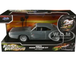 Dom's Dodge Charger R/T Bare Metal "Fast & Furious 7" Movie 1/32 Diecast Model Car Jada 97350