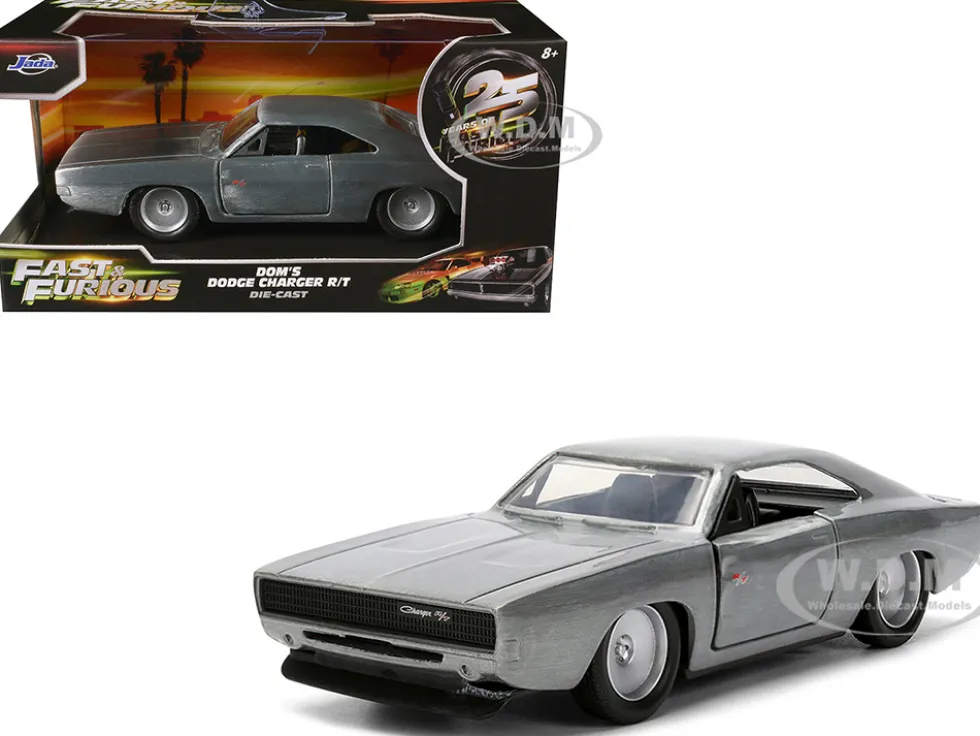 Dom's Dodge Charger R/T Bare Metal "Fast & Furious 7" Movie 1/32 Diecast Model Car Jada 97350