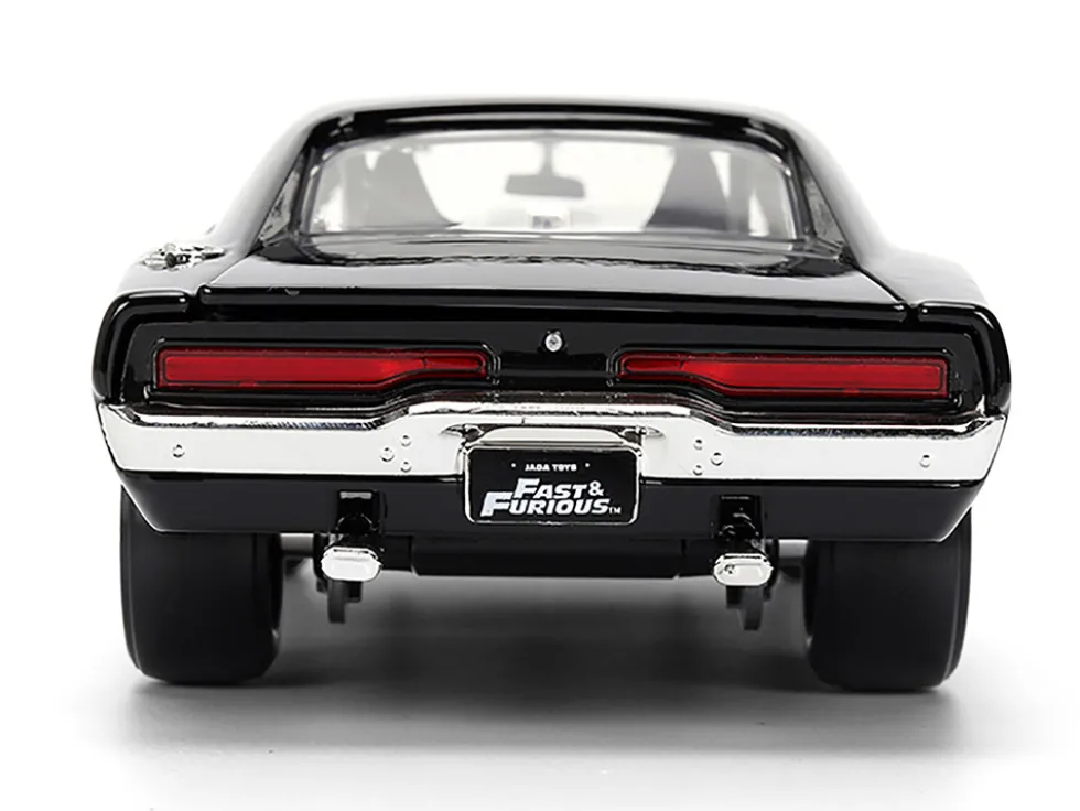 Dom's 1970 Dodge Charger R/T Black "F9" (2021) Movie "Fast & Furious" Series 1/24 Diecast Model Car by Jada