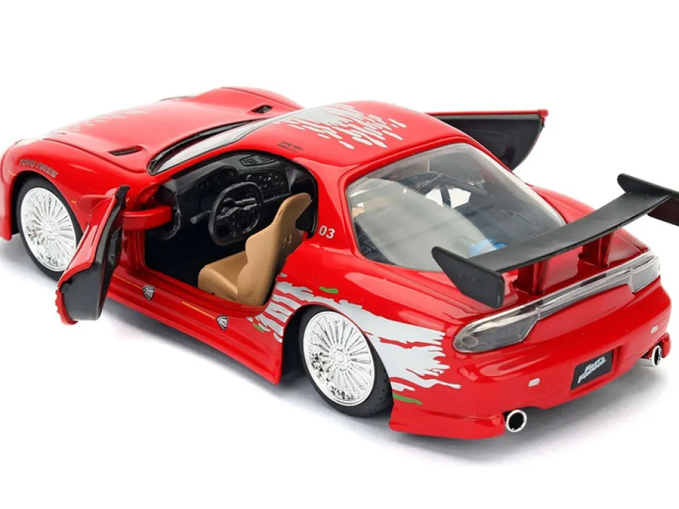 Dom's Mazda RX-7 Red Fast & Furious Movie 1/32 Diecast Model Car Jada 98377