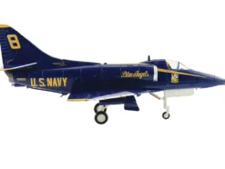 Douglas A-4F Skyhawk Aircraft "Blue Angels, Tokushima Airbase, Dr. Nakanishi, #8" (2008) United States Navy "Air Power Series" 1/72 Diecast Model by Hobby Master