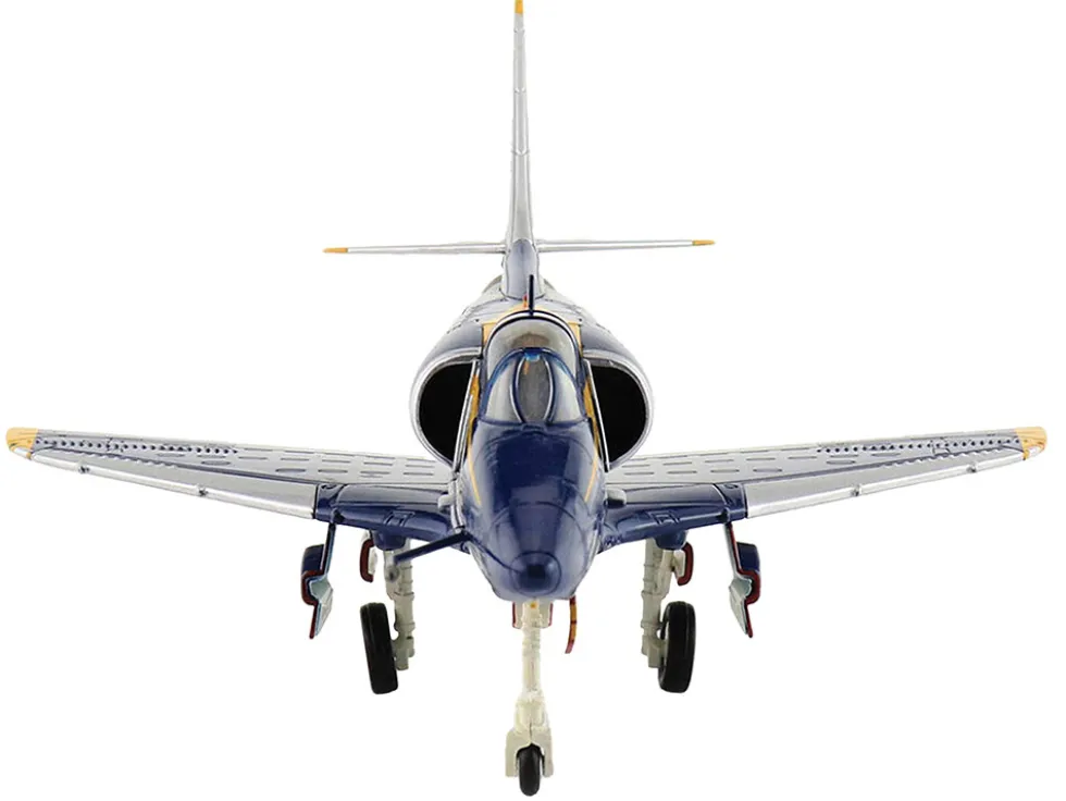 Douglas A-4F Skyhawk Aircraft "Blue Angels, Tokushima Airbase, Dr. Nakanishi, #8" (2008) United States Navy "Air Power Series" 1/72 Diecast Model by Hobby Master