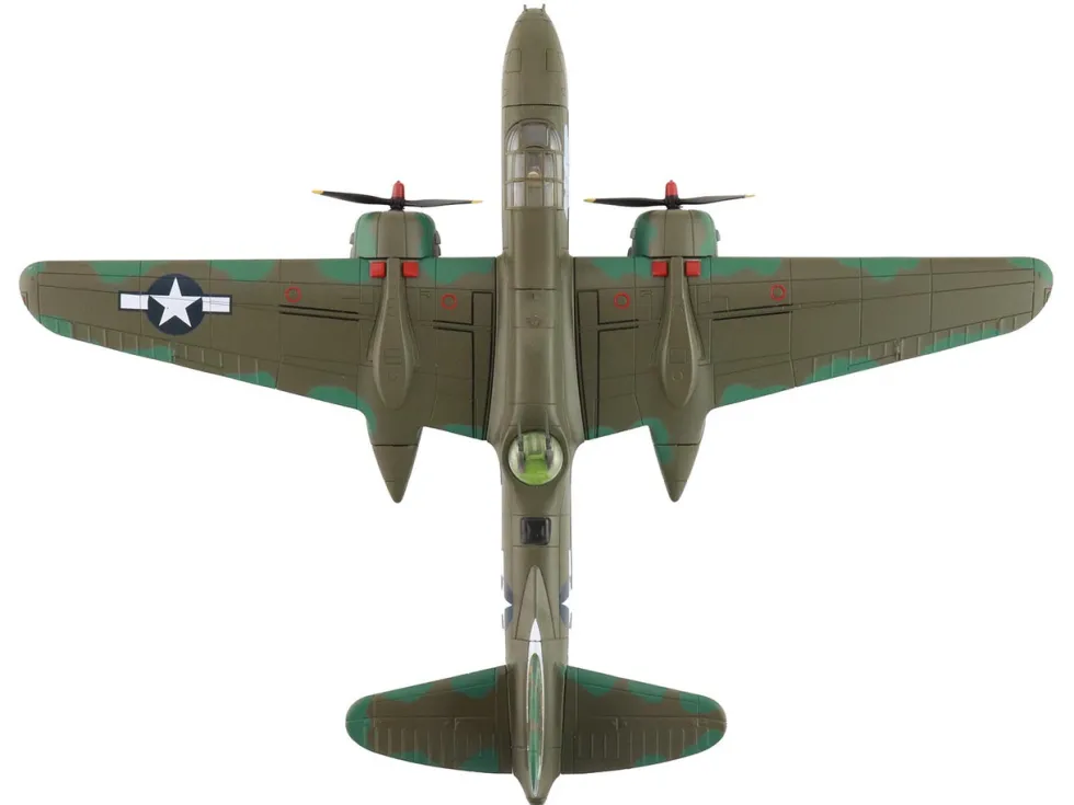 Douglas A-20G Havoc Aircraft "42-86786, Hell'N Pelican II, 388th Bomb Squadron, Gusap Airfield" (1944) United States Army Air Forces "Air Power Series" 1/72 Diecast Model by Hobby Master