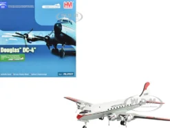 Douglas C-54Q Skymaster Transport Aircraft "US Navy Test Pilot School" (1973) United States Navy "Airliner Series" 1/200 Diecast Model by Hobby Master