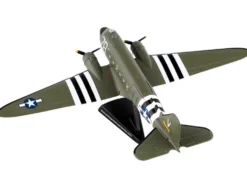 Douglas C 47 Skytrain Transport Aircraft Tico Belle 82nd Airborne Division D Day 1945 United States Army Air Forces 1/144 Diecast Model Airplane Postage Stamp PS5558-3
