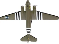 Douglas C 47 Skytrain Transport Aircraft Stoy Hora 440th Troop Carrier Group DDay 1945 United States Army Air Forces 1/144 Diecast Model Airplane Postage Stamp PS5558-2