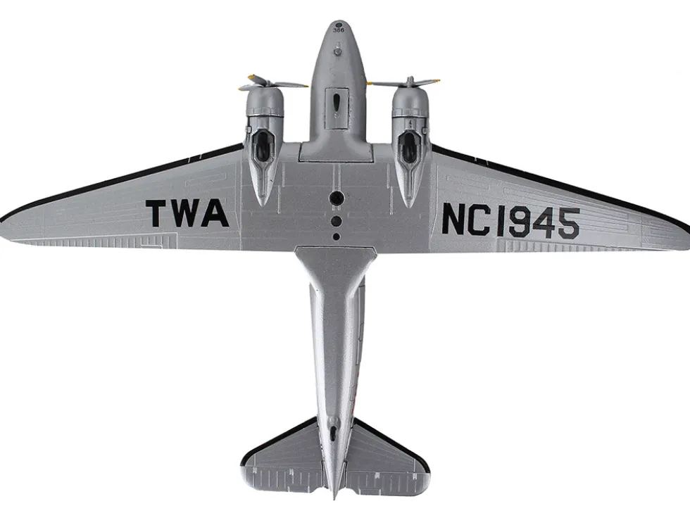 Douglas DC 3 Passenger Aircraft Trans World Airlines Victory is in the Air 1/144 Diecast Model Airplane Postage Stamp PS5559-4