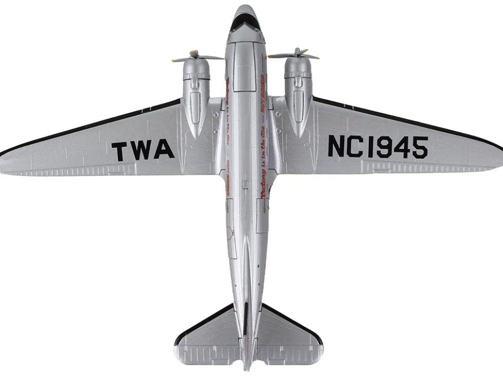 Douglas DC 3 Passenger Aircraft Trans World Airlines Victory is in the Air 1/144 Diecast Model Airplane Postage Stamp PS5559-4