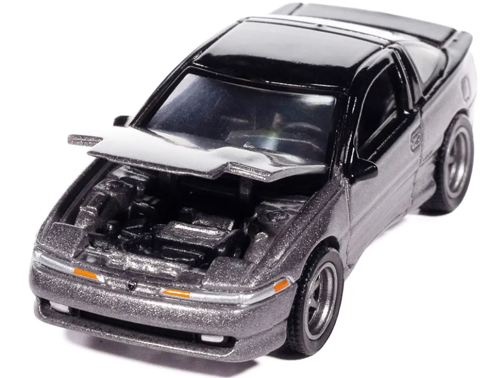1991 Eagle Talon TSi Medium Quartz Metallic with Black Top "Modern Muscle" Series 1/64 Diecast Model Car by Auto World