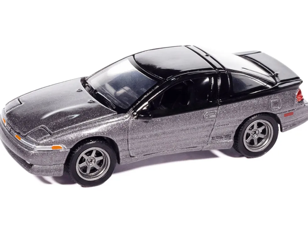 1991 Eagle Talon TSi Medium Quartz Metallic with Black Top "Modern Muscle" Series 1/64 Diecast Model Car by Auto World