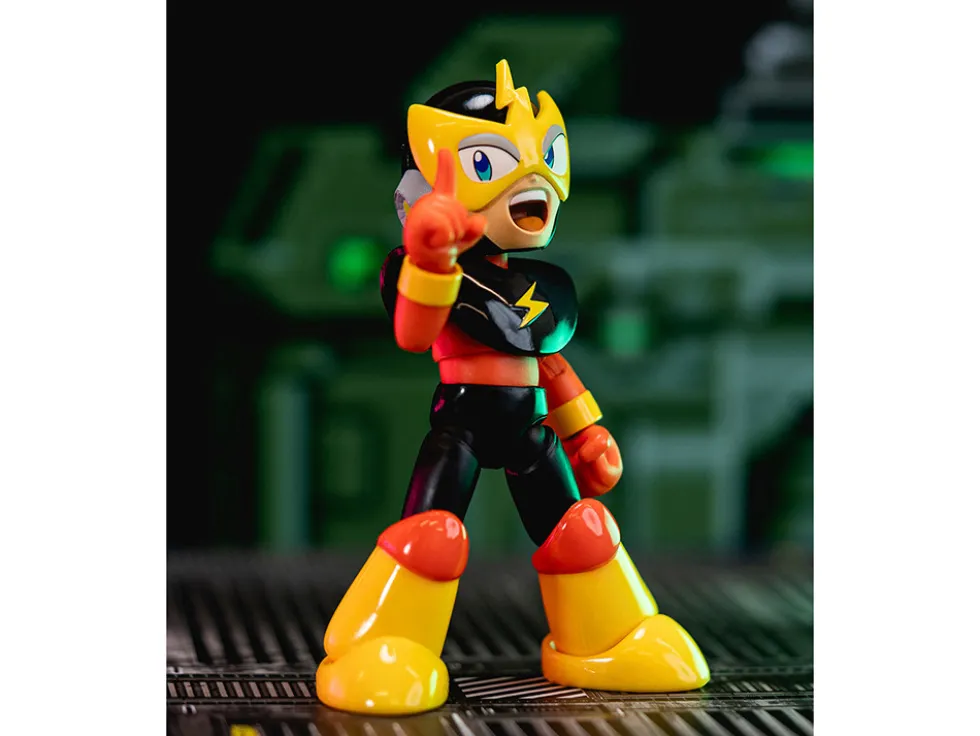 Elec Man 4.5" Moveable Figure with Accessories and Alternate Head and Hands "Mega Man" (1987) Video Game Model by Jada