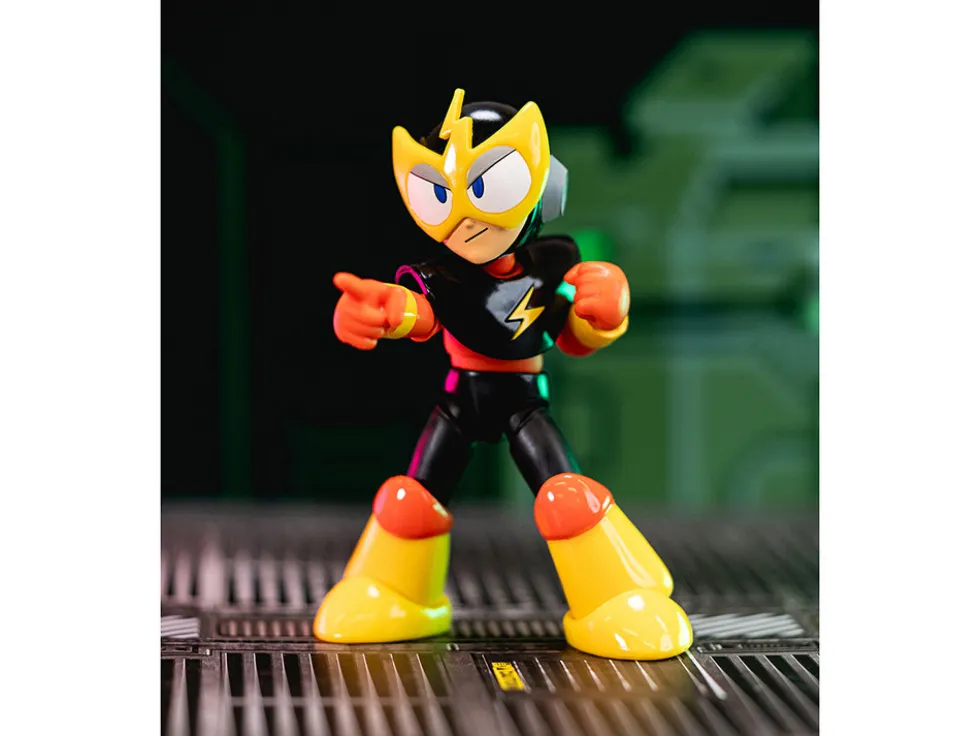 Elec Man 4.5" Moveable Figure with Accessories and Alternate Head and Hands "Mega Man" (1987) Video Game Model by Jada