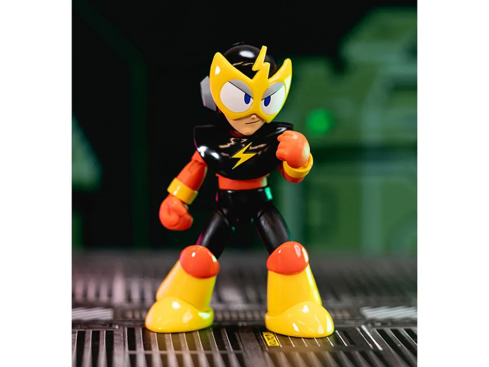 Elec Man 4.5" Moveable Figure with Accessories and Alternate Head and Hands "Mega Man" (1987) Video Game Model by Jada