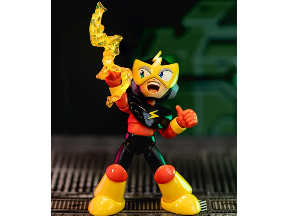 Elec Man 4.5" Moveable Figure with Accessories and Alternate Head and Hands "Mega Man" (1987) Video Game Model by Jada