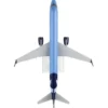 Embraer E195 Commercial Aircraft "Breeze Airways" (N190BZ) Blue (Snap-Fit) 1/100 Plastic Model by Skymarks