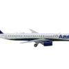 Embraer E195-E2 Commercial Aircraft "Azul Brazilian Airlines" (PS-AEH) White with Blue Tail 1/400 Diecast Model Airplane by GeminiJets