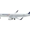 Embraer ERJ-190 Commercial Aircraft "Air France Hop" (F-HBLR) White with Striped Tail 1/400 Diecast Model Airplane by GeminiJets