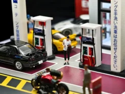 Eneos Japan Gas Station Diorama Set