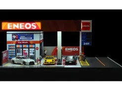 Eneos Japan Gas Station Diorama Set