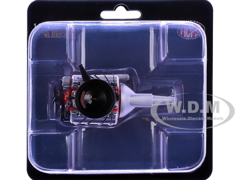 427 Engine & Transmission Replica from "1969 Chevrolet COPO Camaro" 1/18 Model by ACME