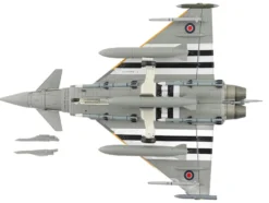 Eurofighter Typhoon FGR4 Fighter Aircraft "ZJ913 FM-G" (2024) British Royal Air Force "Air Power Series" 1/72 Diecast Model by Hobby Master