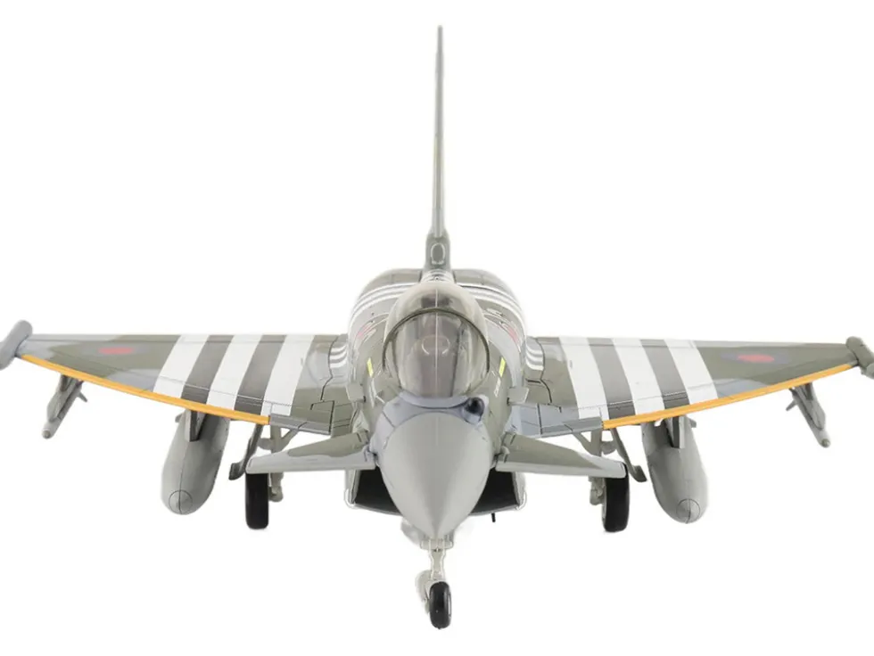 Eurofighter Typhoon FGR4 Fighter Aircraft "ZJ913 FM-G" (2024) British Royal Air Force "Air Power Series" 1/72 Diecast Model by Hobby Master