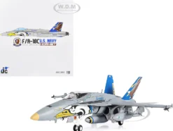 F/A-18C U.S. Navy Hornet Fighter Aircraft VFA-82 Marauders Display Stand Limited Edition 600 pieces Worldwide 1/72 Diecast Model JC Wings JCW-72-F18-014