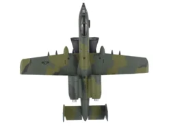 Fairchild Republic A 10A Thunderbolt II Warthog Aircraft Flying Tigers First American Volunteer Group of the Republic of China Air Force 1/140 Diecast Model Airplane Postage Stamp PS5375-4