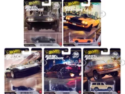 Fast & Furious 25th Anniversary 2026 5 piece Set Q Diecast Model Cars by Hot Wheels
