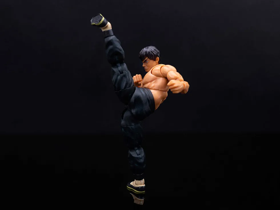 Fei Long 6 Moveable Figure with Accessories and Alternate Head and Hands Ultra Street Fighter II The Final Challengers 2017 Video Game model Jada 34217