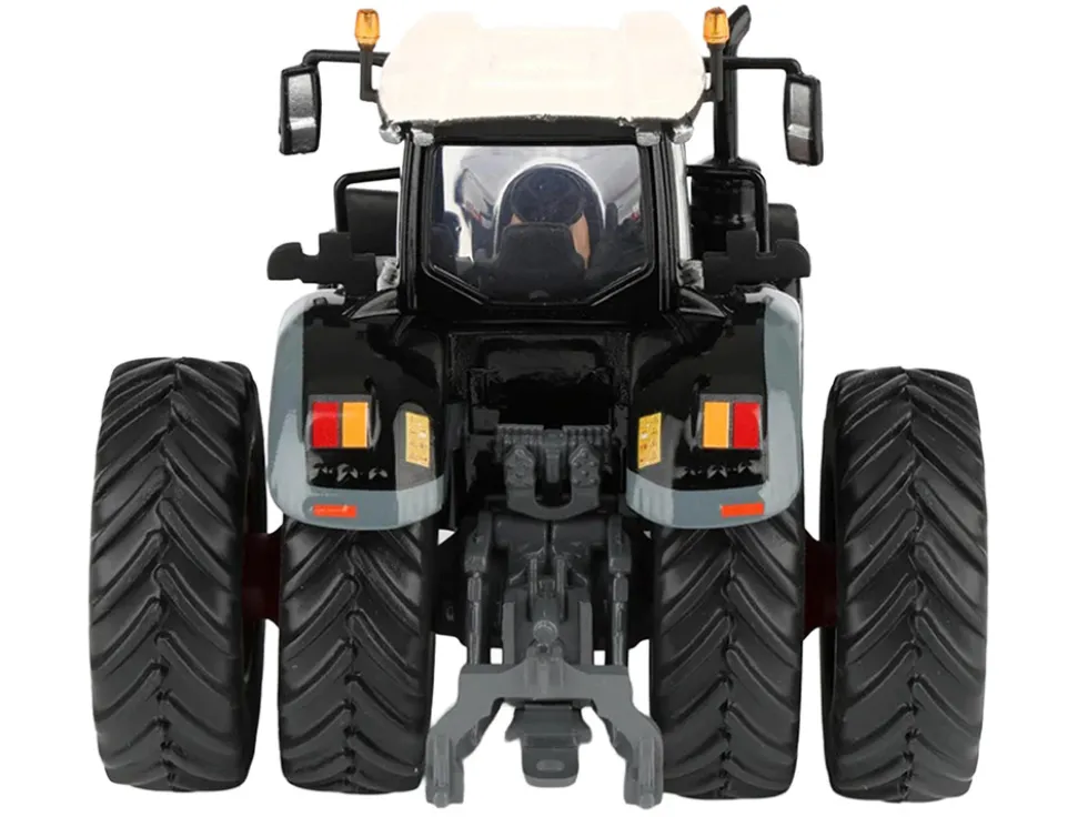 Fendt 1042 Vario Tractor with Front and Rear Dual Wheels Black with White Top 1/64 Diecast Model by SpecCast