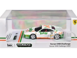 Ferrari 348 Challenge #2 Paolo Cutrera "Ferrari 348 Challenge" (1993) "Hobby64" Series 1/64 Diecast Model Car by Tarmac Works