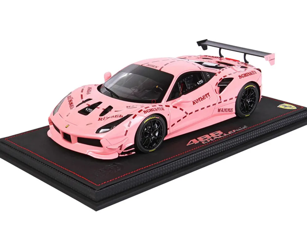 Ferrari 488 Challenge Rolex 24 Hours Daytona 2018 DISPLAY CASE Limited Edition 108 pieces Worldwide 1/18 Model Car BBR P18195
