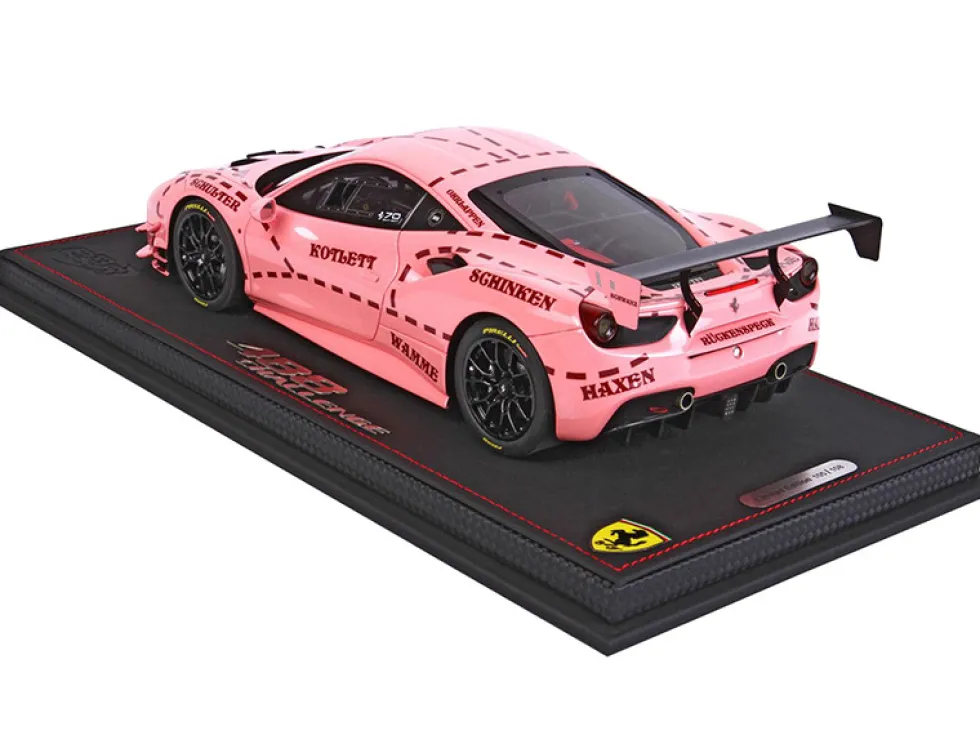 Ferrari 488 Challenge Rolex 24 Hours Daytona 2018 DISPLAY CASE Limited Edition 108 pieces Worldwide 1/18 Model Car BBR P18195