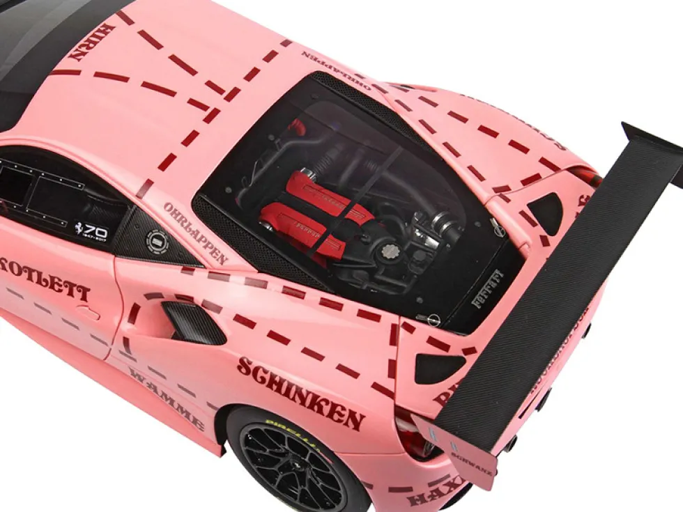 Ferrari 488 Challenge Rolex 24 Hours Daytona 2018 DISPLAY CASE Limited Edition 108 pieces Worldwide 1/18 Model Car BBR P18195