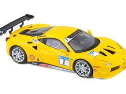 2017 Ferrari 488 Challenge #1 Yellow 1/43 Diecast Model Car Bburago 36306