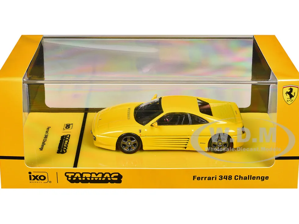 Ferrari 348 Challenge Yellow "Road64" Series 1/64 Diecast Model Car by Tarmac Works