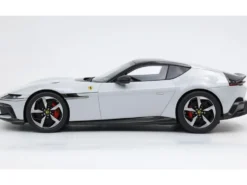 Ferrari 12Cilindri Bianco Artico (Artic White) with Black Top with DISPLAY CASE Limited Edition to 48 pieces Worldwide 1/18 Model Car by BBR