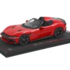 Ferrari 12Cilindri Spider Rosso Corsa Red Limited Edition to 200 pieces Worldwide 1/18 Model Car by BBR