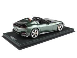 Ferrari 12Cilindri Spider Tuscany Green Metallic Limited Edition to 112 pieces Worldwide 1/18 Model Car by BBR