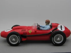 Ferrari Dino 246 #1 Peter Collins Winner Formula One F1 England GP 1958 with Driver Figure Mythos Series Limited Edition to 75 pieces Worldwide 1/18 Model Car Tecnomodel TMD18-116B