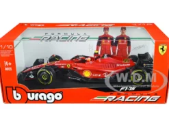 Ferrari F1-75 #55 Carlos Sainz Ferrari Racing Formula One F1 2022 Formula Racing Series 1/18 Diecast Model Car Bburago 16811CS