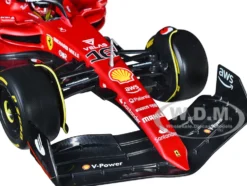Ferrari F1-75 #16 Charles Leclerc Ferrari Racing Formula One F1 2022 Formula Racing Series 1/18 Diecast Model Car Bburago 16811CL