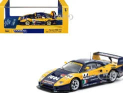 Ferrari F40 GTE #44 Luciano Della Noce - Anders Olofsson - Carl Rosenblad "24 Hours of Le Mans" (1996) "Hobby64" Series 1/64 Diecast Model Car by Tarmac Works