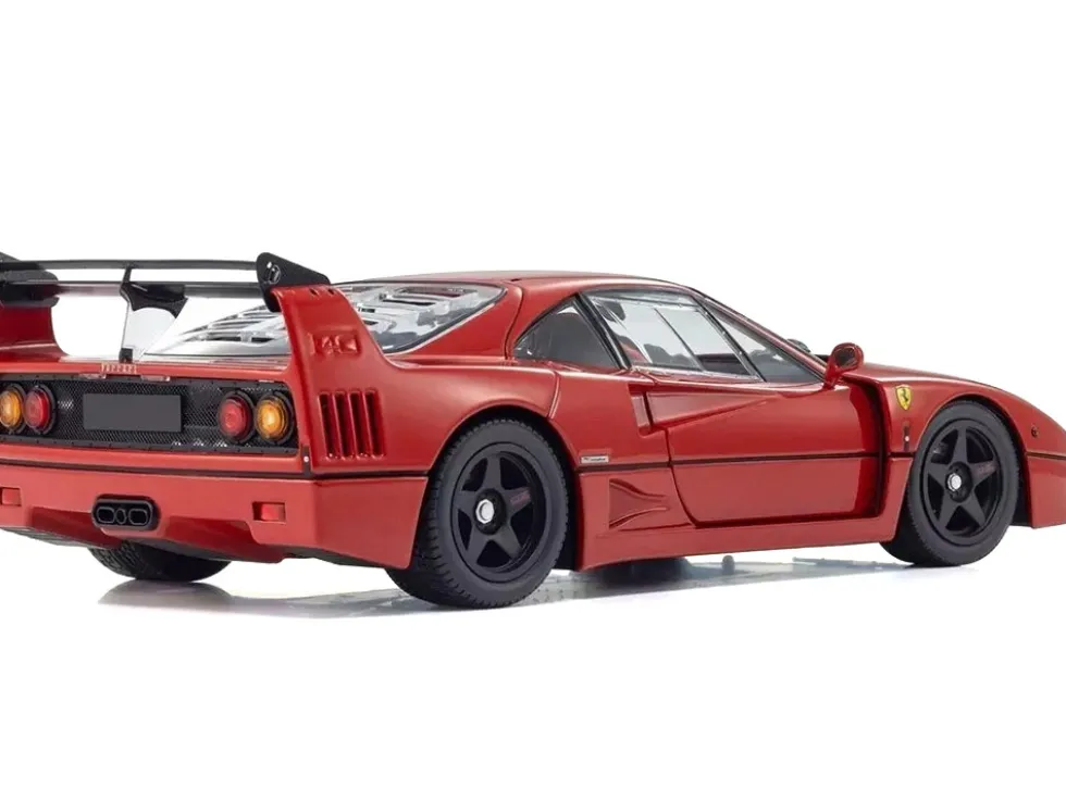 Ferrari F40 Light Weight LM Wing Red 1/18 Diecast Model Car by Kyosho